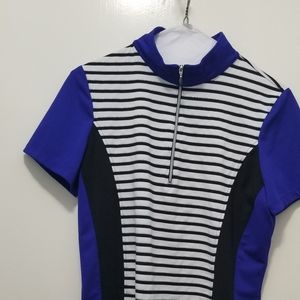 *L26* Chicos Zenergy golf quarter zip shirt size 1